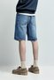 Normal kesim denim bermuda - 4