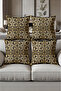 Digital Printed Soft Textured 4-Piece Throw Pillow Cover Set (43X43 cm) Krl0031