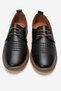 Women's comfort daily loafer shoes genuine leather pn 2087 black - 5