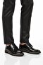 Black Patent Leather Lace-Up Men's Casual Shoes 232 m