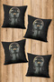 Digital Printed Soft Textured 4-Piece Throw Pillow Cover Set (43X43 cm) Krl0026 - 2
