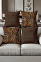 Digital Printed Soft Textured 4-Piece Throw Pillow Cover Set (43X43 cm) Krl0093