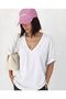 V-Neck Oversized Unisex T-Shirt 1Vq4