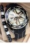 Sports Men's Wristwatch in Stylish Box, Black Silicone Cord, Suitable for Pool and Sea+Wristband - 6