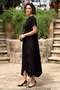 Black Verev Cut Stone Detailed Dress - 3