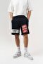 Inspire Patch Detailed Elastic Waist Shorts