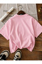 Blue Butterfly Printed Oversize T-Shirt - 2