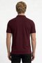 Men's Non-Shrink Cotton Fabric Regular Fit Red Non-Curling Polo Collar T-Shirt - 5