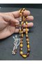 Zeyn Usta Eseri Silver Necklace Imame Claw Model Clasp Amber - 5
