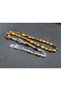 Zeyn Usta Eseri Silver Necklace Imame Claw Model Clasp Amber - 3