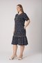 Piping Detailed Buttoned Ruffled Summer Casual Short Sleeve Dress - 3
