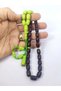Junaid Hasan Masterpiece 12 Layers of Antique Model Crimped Amber Wrapped in Silk - 4