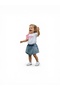 Baby Girl Set with Denim Shorts