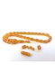 Mehmet Mercan Masterpiece İmame Oturtma Double Polish German Zircon Amber - 4