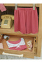 Girls Pink Lace Trim Top and Shorts Pyjama Set - 4