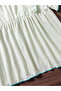 Girls Green Ruffle Trim Top and Shorts Pyjama Set - 5