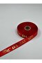Groomsman's Sleeve Ribbon Red Satin Foil Printed Groom's Sleeve, Henna Night and Wedding Groomsman Accessory - 2
