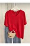 V-Neck Oversized T-Shirt 3Vq4