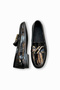 Women's Black Loafer Orthopedic Sole - 8