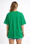 Unisex Oversize Green Weedy Printed T-Shirt 100% Cotton Loose Streetwear Women Men T-Shirt - 4