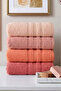 4-Piece Towel Set |   Hand, Face and Hair Towel |   50X90 cm - 100% Cotton Towel - Towel Set