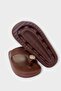 Stylish Flip Flops with Buckle Detail, Comfortable Daily Women's Slippers Brown - 5