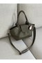 Women's Knot Strap Skin-Look Hand and Shoulder Bag Modern Daily Crossbody Bag En30 Size15 - 3