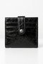 Black Snap Closure Card Holder 104 - 2