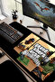 لوحة ماوس للألعاب بتصميم GTA San Andreas مقاس 30 × 70 من ProControl، قاعدة غير قابلة للانزلاق، كبيرة الحجم، ناعمة - 4