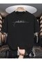 Mr. striped whatever design printed premium oversize t-shirt