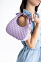Nçs Lilac Bow Strap Detailed Women's Crossbody Bag