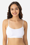 Women's Cotton in Stretch Fabric Strapless Tank Top Bustier with Removable Pads, Colorful 3-Pack - 4