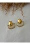 Detailed Gold Steel Earrings - 2