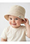 Özmarka New Season Beige Baby Boy Bucket Hat