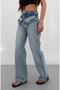 Trend Premium High Waist Wide Leg Jean Denim Palazzo Pants-Premium High Rise Wide Leg Jean - 2