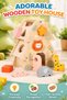 Interactive educational wooden toy – Sorting colored shapes, motor development - 3