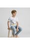 Boy's Gradient Printed T-Shirt Cotton Summer Stylish Casual T-Shirt - 2