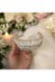 Girl's Dress with Gold Glitter Rose Accessories and Detachable Belt - 5