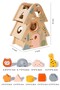 Interactive educational wooden toy – Sorting colored shapes, motor development - 5