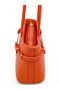 Orange Shiny Looking Belt Detailed Bucket Model Women's Shoulder Bag - 5