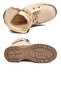 Beige Mink Unisex Children's Worker Boots with Fleece Inside - 5