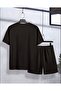 Boy's Top and Bottom Shorts T-Shirt Set - 2