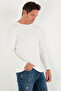 سويت شيرت رجالي من القطن بقصة ضيقة وياقة دائرية طراز SWEAT 59050741 - 5