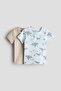 2-pack cotton Henley tops