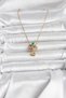 316L Steel Chain Gold Color Flying Balloon House Figure Women's Necklace - 2