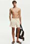 Seersucker swim shorts