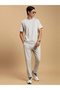 Men White Plain Cotton Joggers with Drawstring - 5