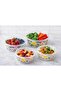4 Pack Round Food Containers with Lids Leak-proof Plastic Meal Prep Bento Lunch Box - 5
