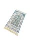 Luxury Soft Prayer Mat Floral Design Non-Slip Seccade Carpet - 2