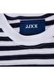 Anna Ss Reg Every Stripe Women's White T-Shirt - 4